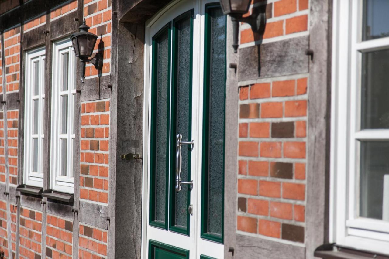 Fachwerk-Ferienhaus, Ruhe auf dem Land, Haustiere willkommen, Leihfahrräder Kirchlinteln Exterior foto