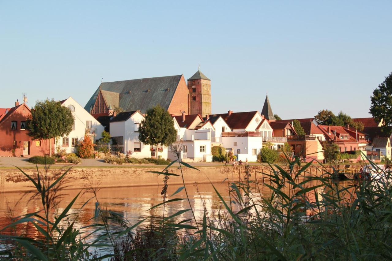 Fachwerk-Ferienhaus, Ruhe auf dem Land, Haustiere willkommen, Leihfahrräder Kirchlinteln Exterior foto